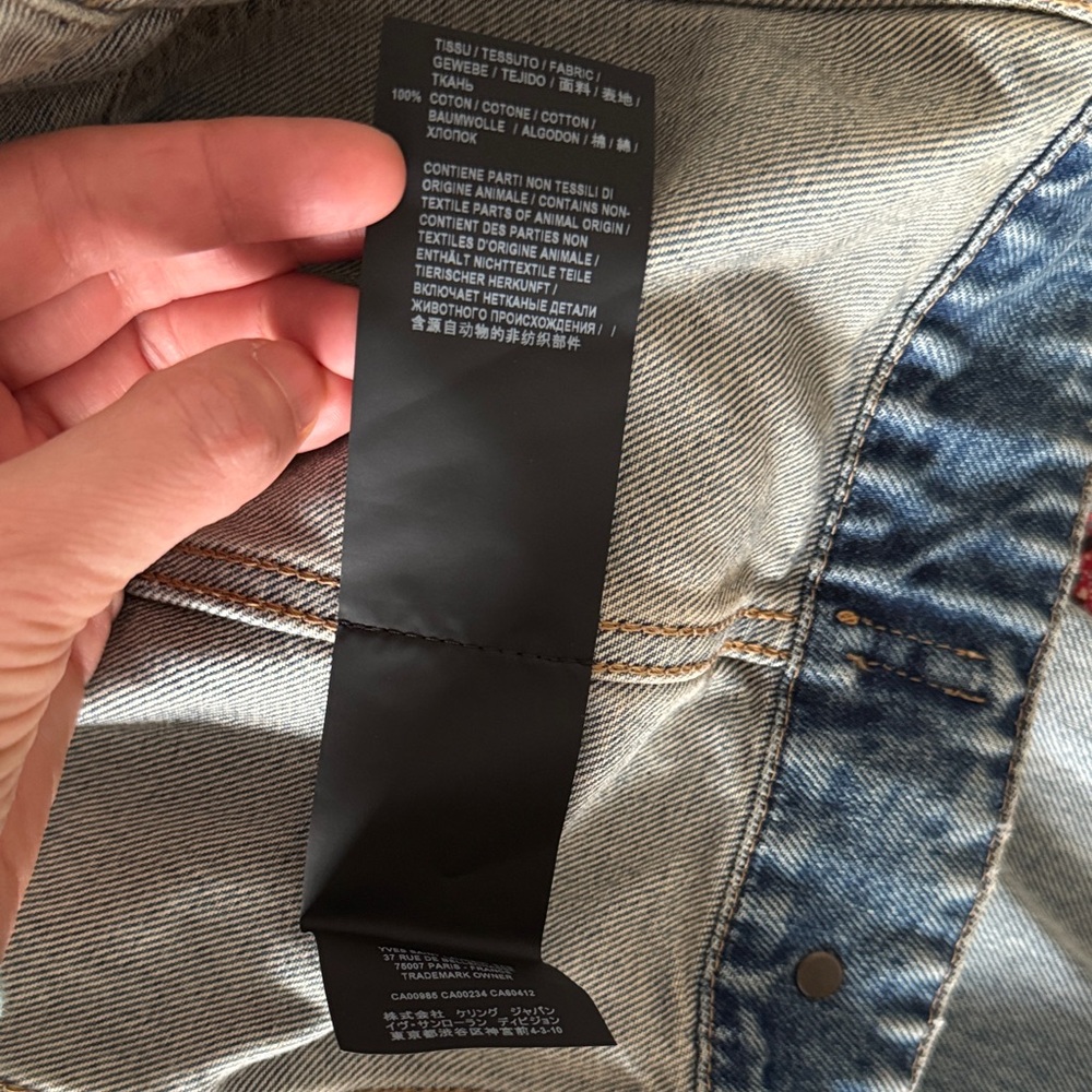 Saint Laurent Blue Jean Jacket - Picture 11 of 16